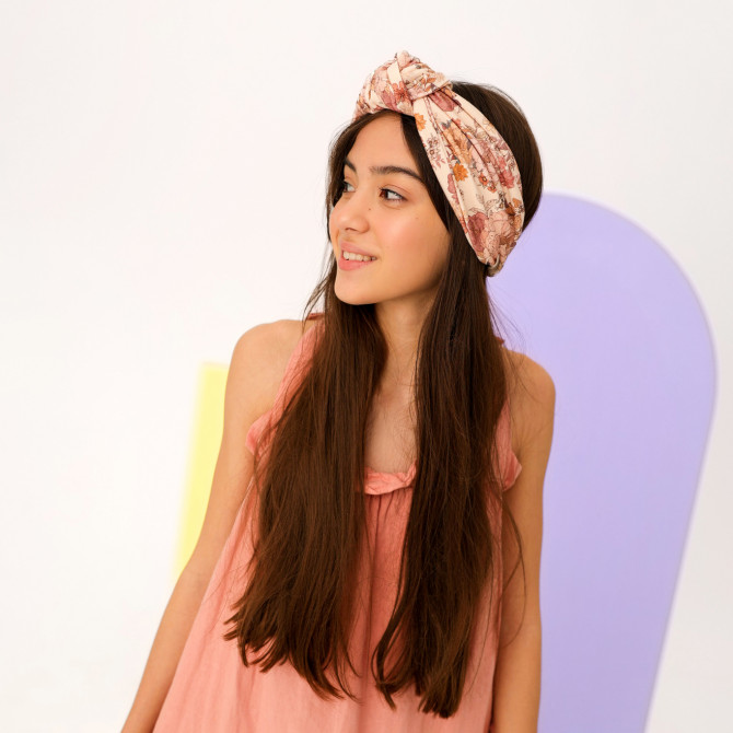 KNOT HEADBAND HERBAL GARDEN