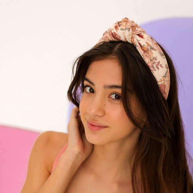 LOOP HEADBAND HERBAL GARDEN