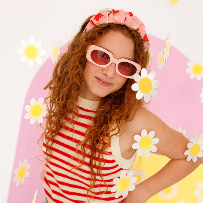 RIPPLE HEADBAND STRAWBERRIES