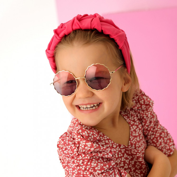 RIPPLE HEADBAND ROSPBERRY