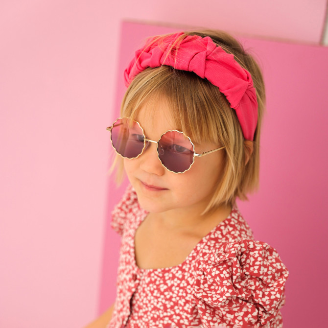 RIPPLE HEADBAND ROSPBERRY