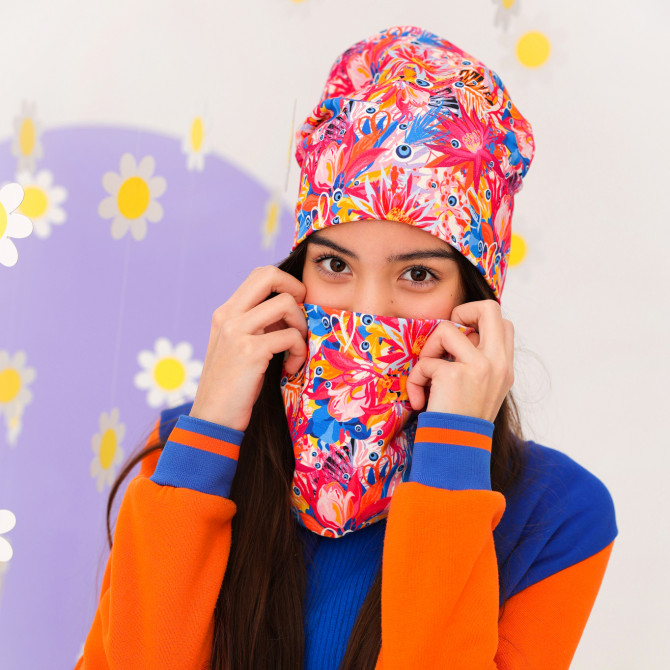 GIRL BEANIE WITH TUB PARADISO