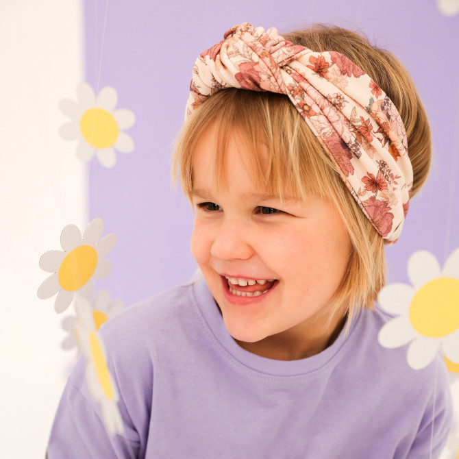 KNOT HEADBAND HERBAL GARDEN