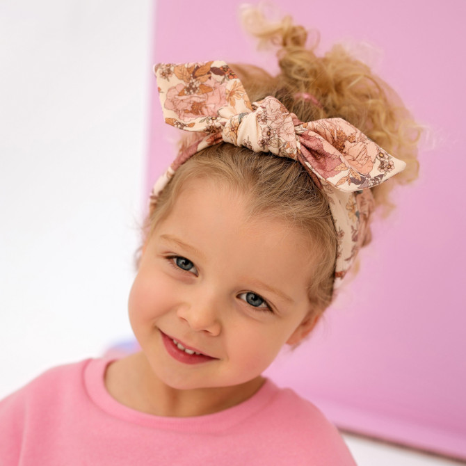 girl headband herbal garden