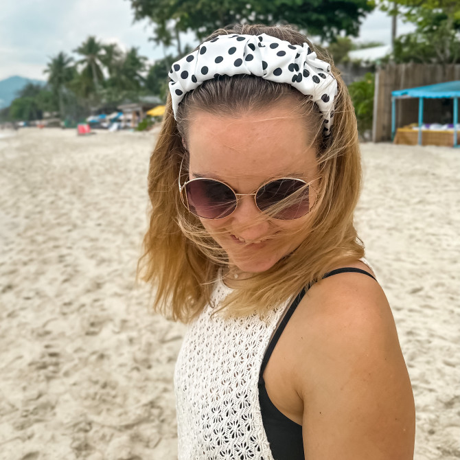 RIPPLE HEADBAND SATYNOWA VIVIE