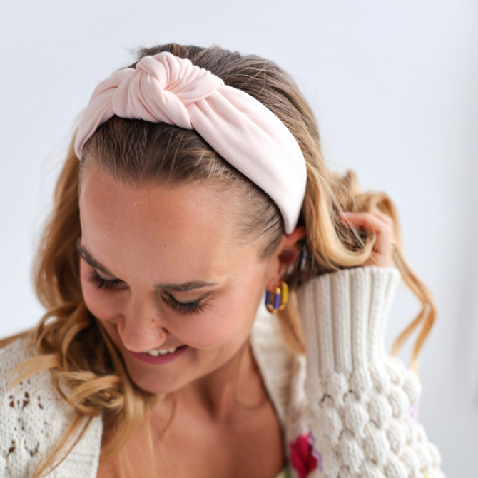 LOOP HEADBAND LIGHT PEACH