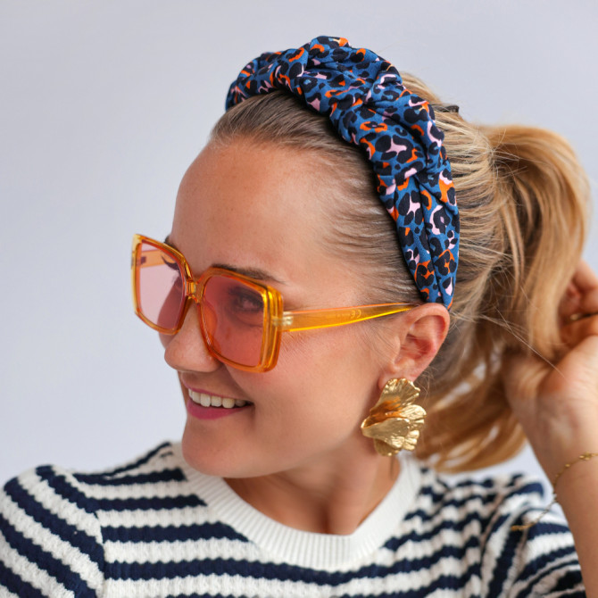 RIPPLE HEADBAND INK BLUE