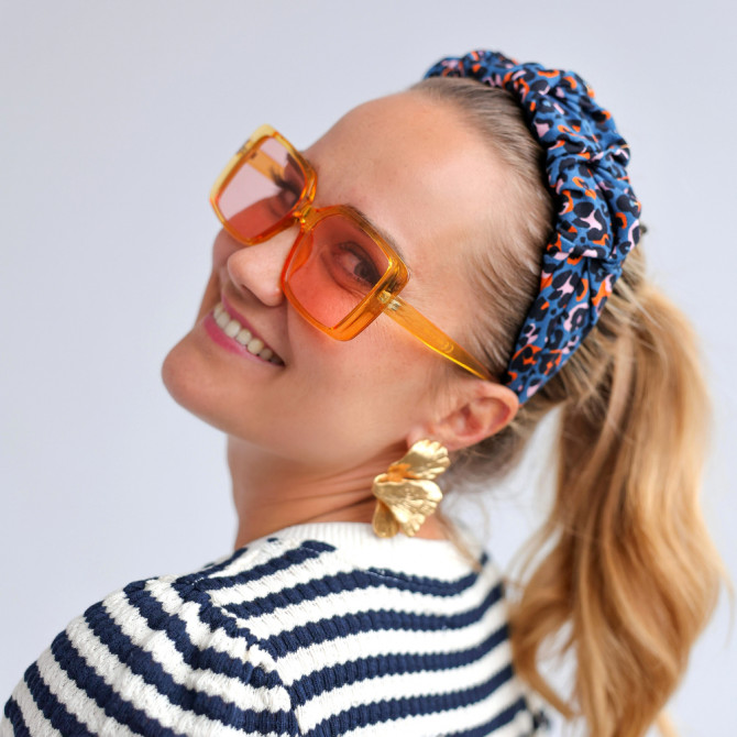 RIPPLE HEADBAND INK BLUE