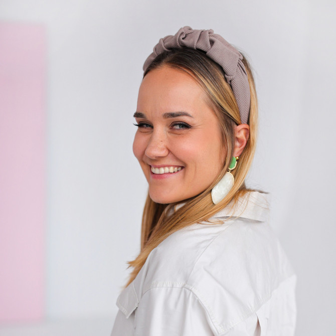 RIPPLE HEADBAND INK BLUE