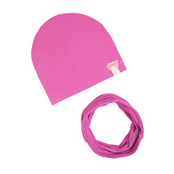 GIRL BEANIE WITH TUB VIOLA ALPINA