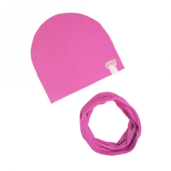 GIRL BEANIE WITH TUB VIOLA ALPINA