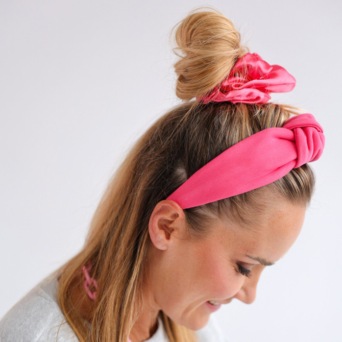 LOOP HEADBAND RASPBERRY