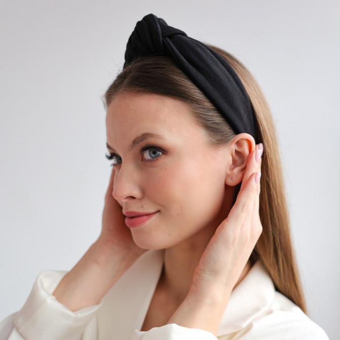 LOOP HEADBAND BLACK