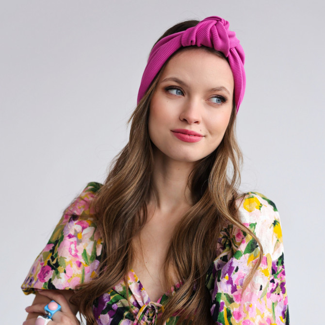 KNOT HEADBAND VIOLA ALPINA LINE