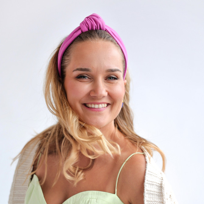 LOOP HEADBAND VIOLA ALPINA