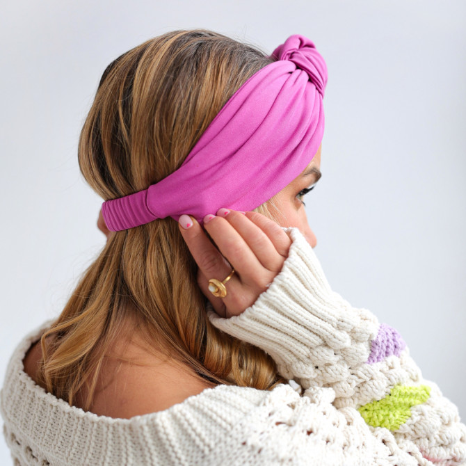 KNOT HEADBAND VIOLA ALPINA