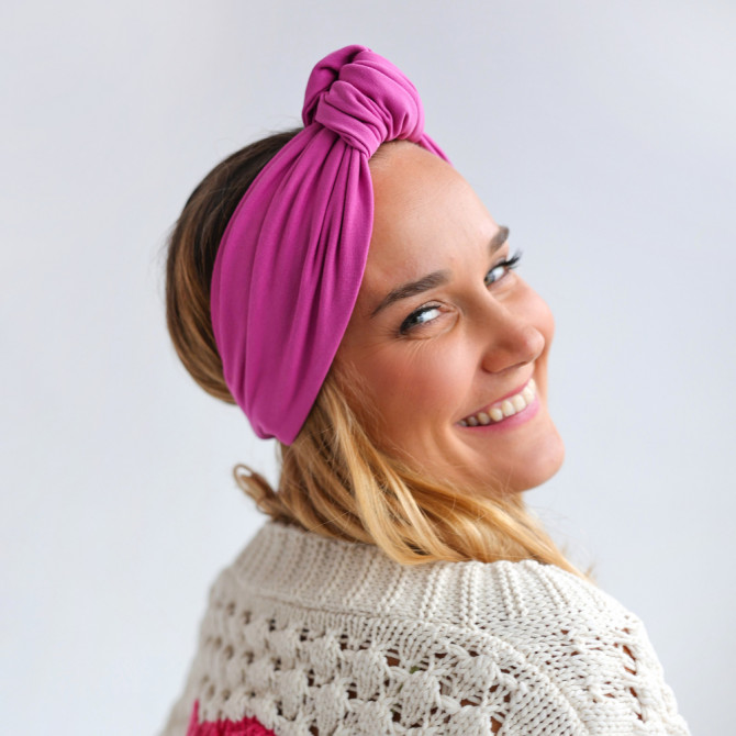 KNOT HEADBAND VIOLA ALPINA