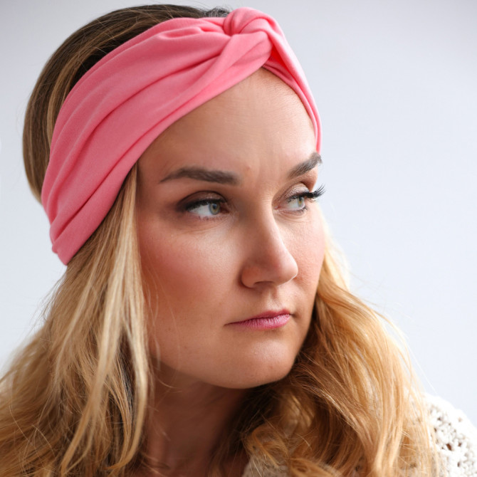 TWIST HEADBAND FLAMINGO