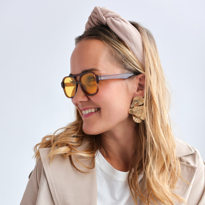 LOOP HEADBAND BEIGE