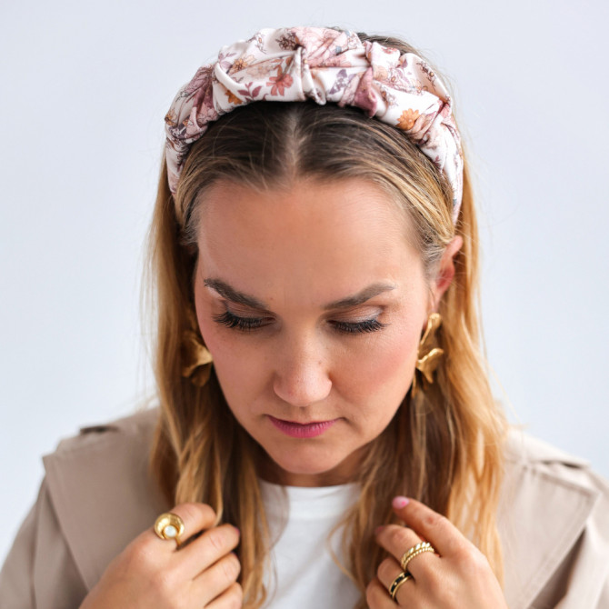 RIPPLE HEADBAND HERBAL GARDEN