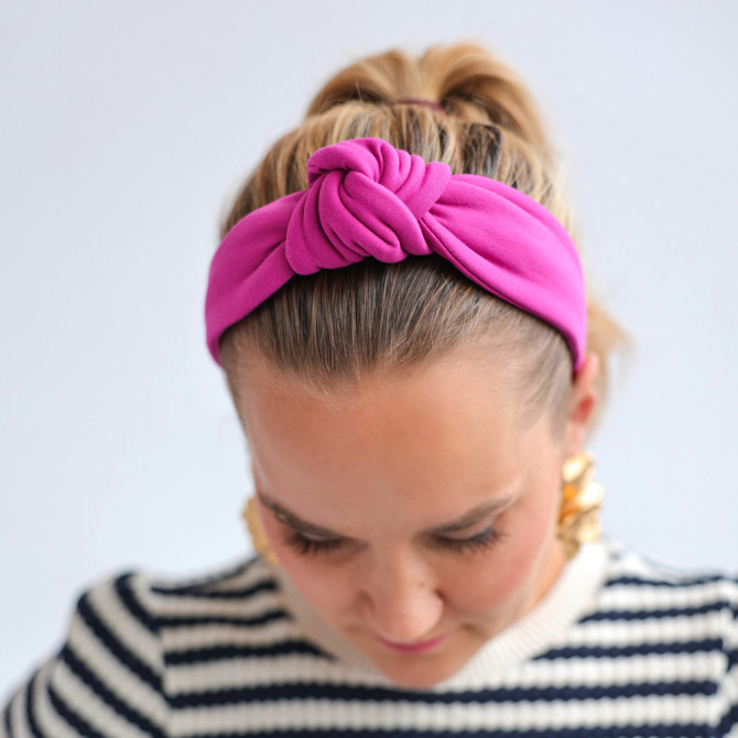 LOOP HEADBAND FUCHSIA