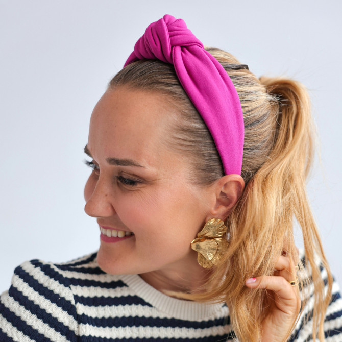 LOOP HEADBAND FUCHSIA