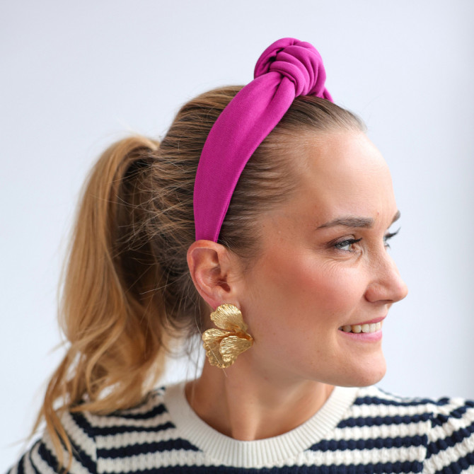 LOOP HEADBAND FUCHSIA