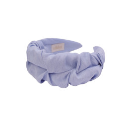 RIPPLE HEADBAND BLUE LINEN