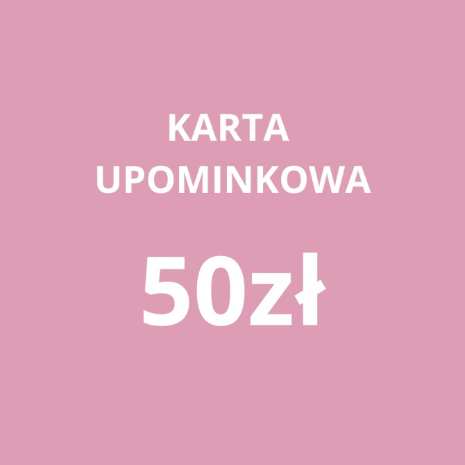 KARTA UPOMINKOWA