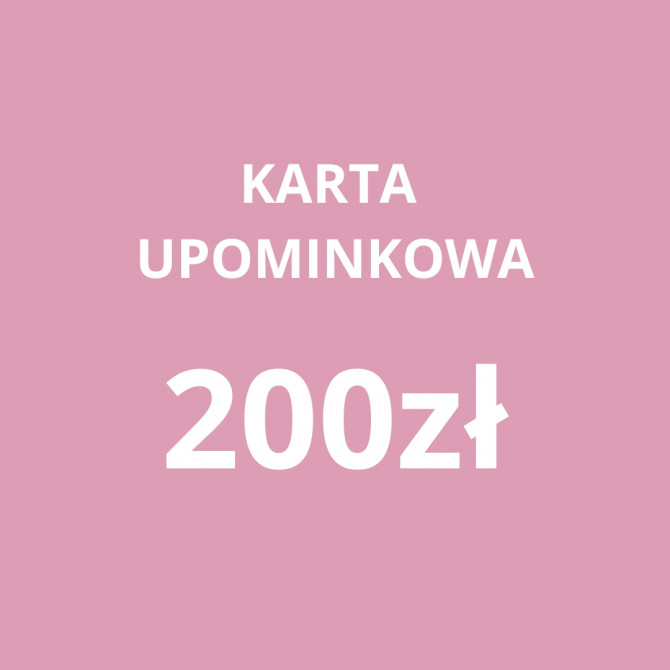 KARTA UPOMINKOWA