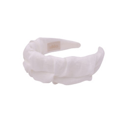 RIPPLE HEADBAND BLUE LINEN
