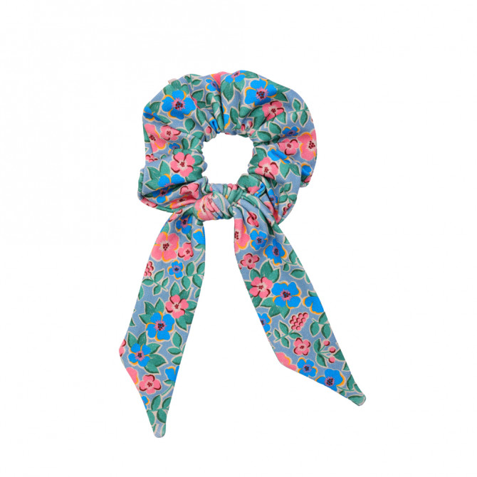 SCRUNCHIE WITH TAIL LUCY BLUE