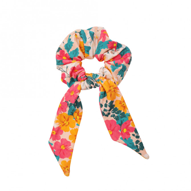 SCRUNCHIE WITH TAIL FIORE AMORE