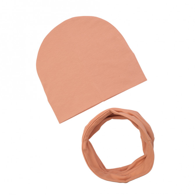 CZAPKA Z KOMINEM APRICOT