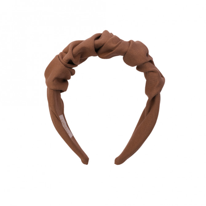 RIPPLE HEADBAND CAMEL