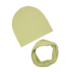 GIRL BEANIE WITH TUB MATCHA