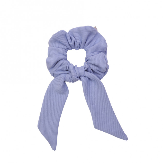 SCRUNCHIE WITH TAIL BABY BLUE LINE