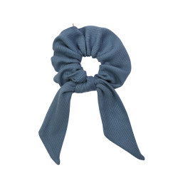 SCRUNCHIE WITH TAIL MARINE LINE