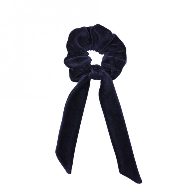 FROTKA DO WŁOSÓW ZE WSTĄŻKĄ VELVET NAVY