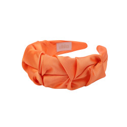 RIPPLE HEADBAND SATIN ORANGE