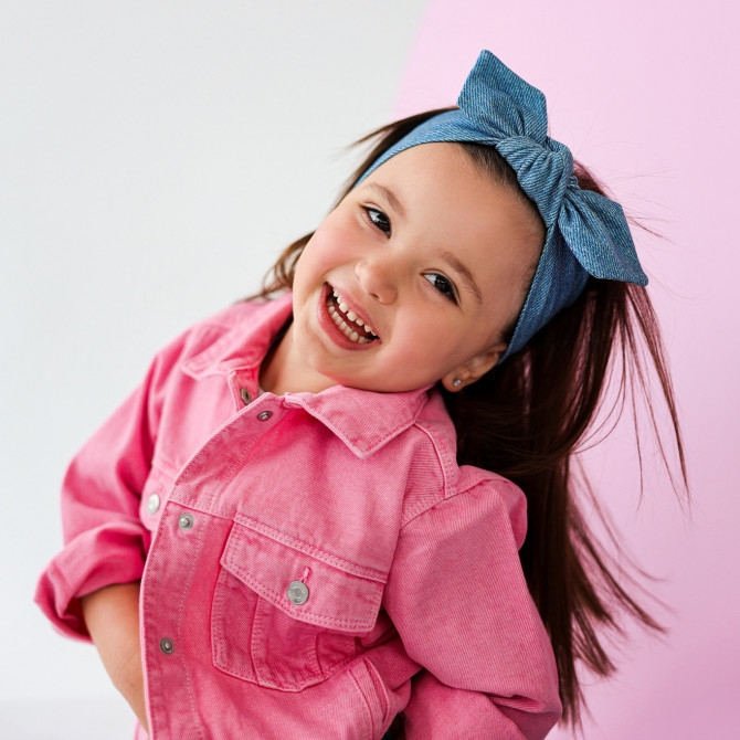 girl headband jeans