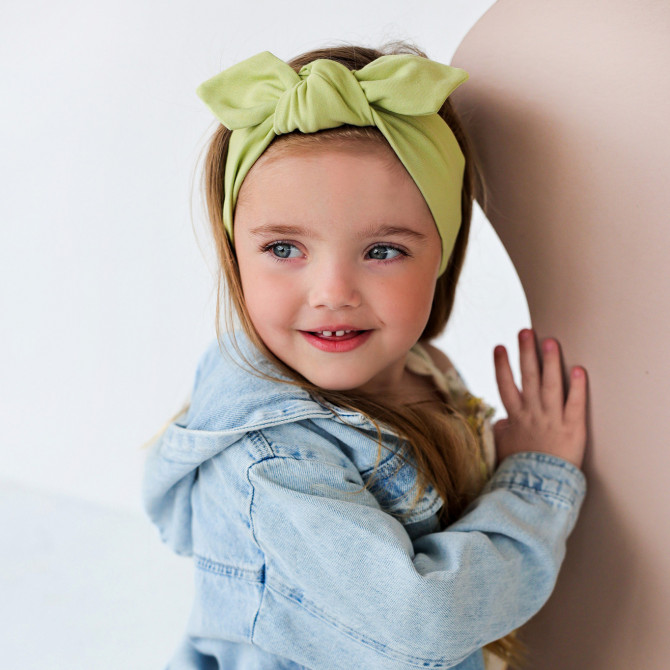 girl headband matcha