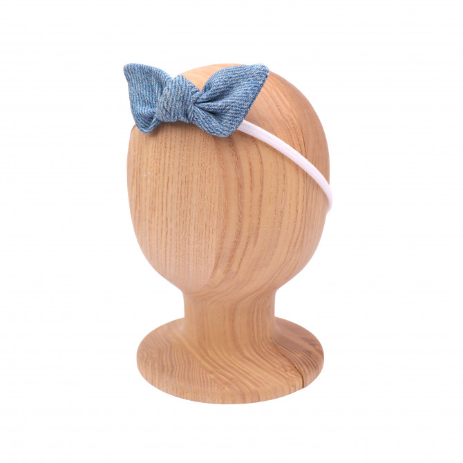 Bow Headband JEANS