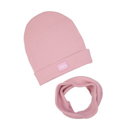 GIRL BEANIE WITH TUB POWDER LINE