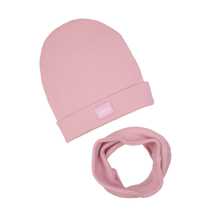 GIRL BEANIE WITH TUB POWDER LINE
