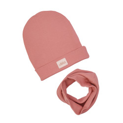 GIRL BEANIE WITH TUB BLUSH LINE