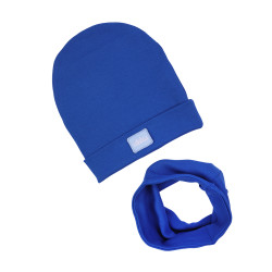 GIRL BEANIE WITH TUB ROYAL BLUE LINE