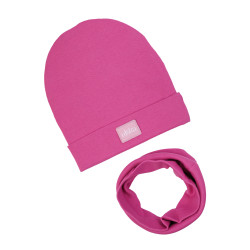 GIRL BEANIE WITH TUB VIOLA ALPINA LINE