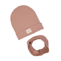 GIRL BEANIE WITH TUB BEIGE LINE