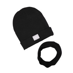BEANIE WITH TUB BLACK LINE
